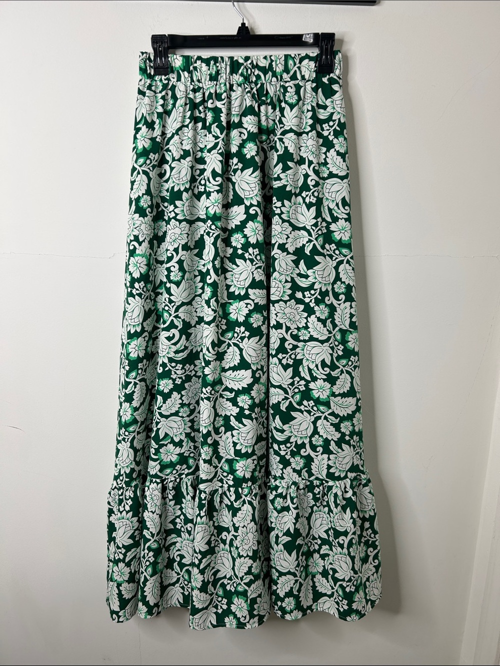 SHEIN floral maxi skirt